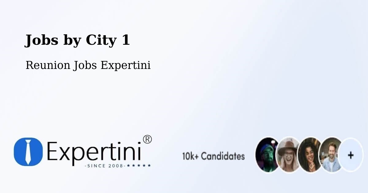 City Jobs in Reunion - Expertini
